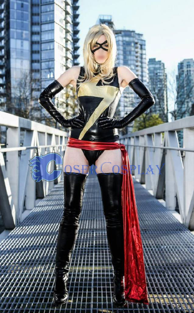 Ms Marvel Carol Danvers Sexy Superhero Costumes